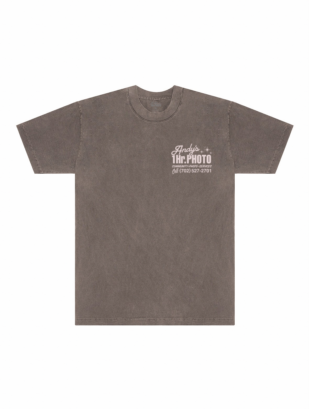 Classic Shop Tee - Brown/Light Pink