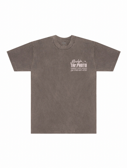 Classic Shop Tee - Brown/Light Pink